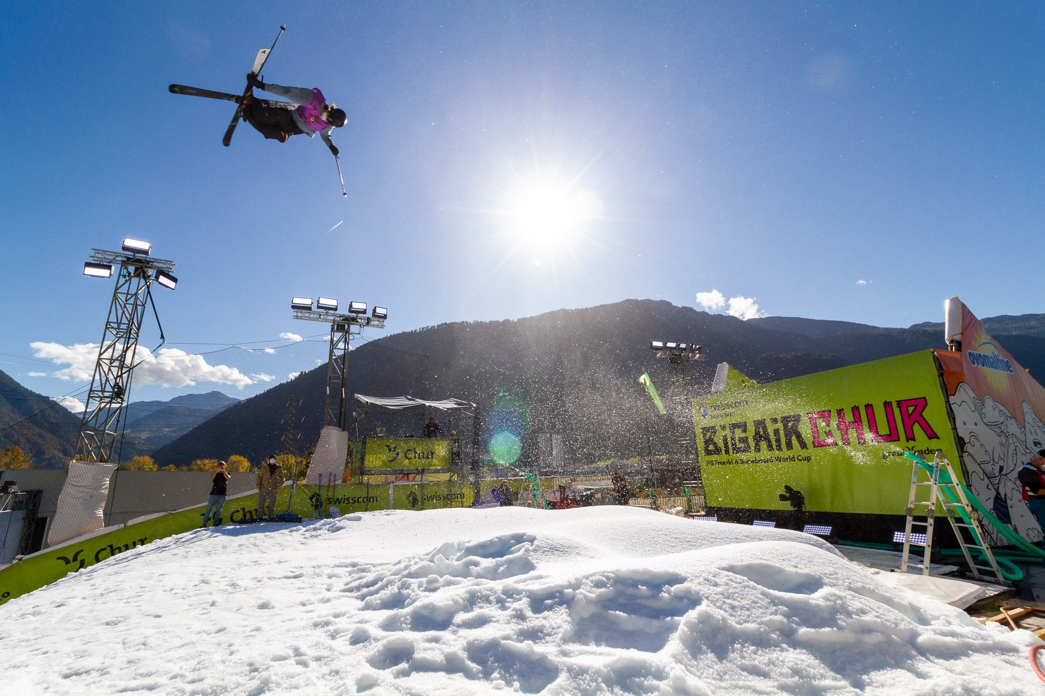 Ben Barclay at Big Air Chur