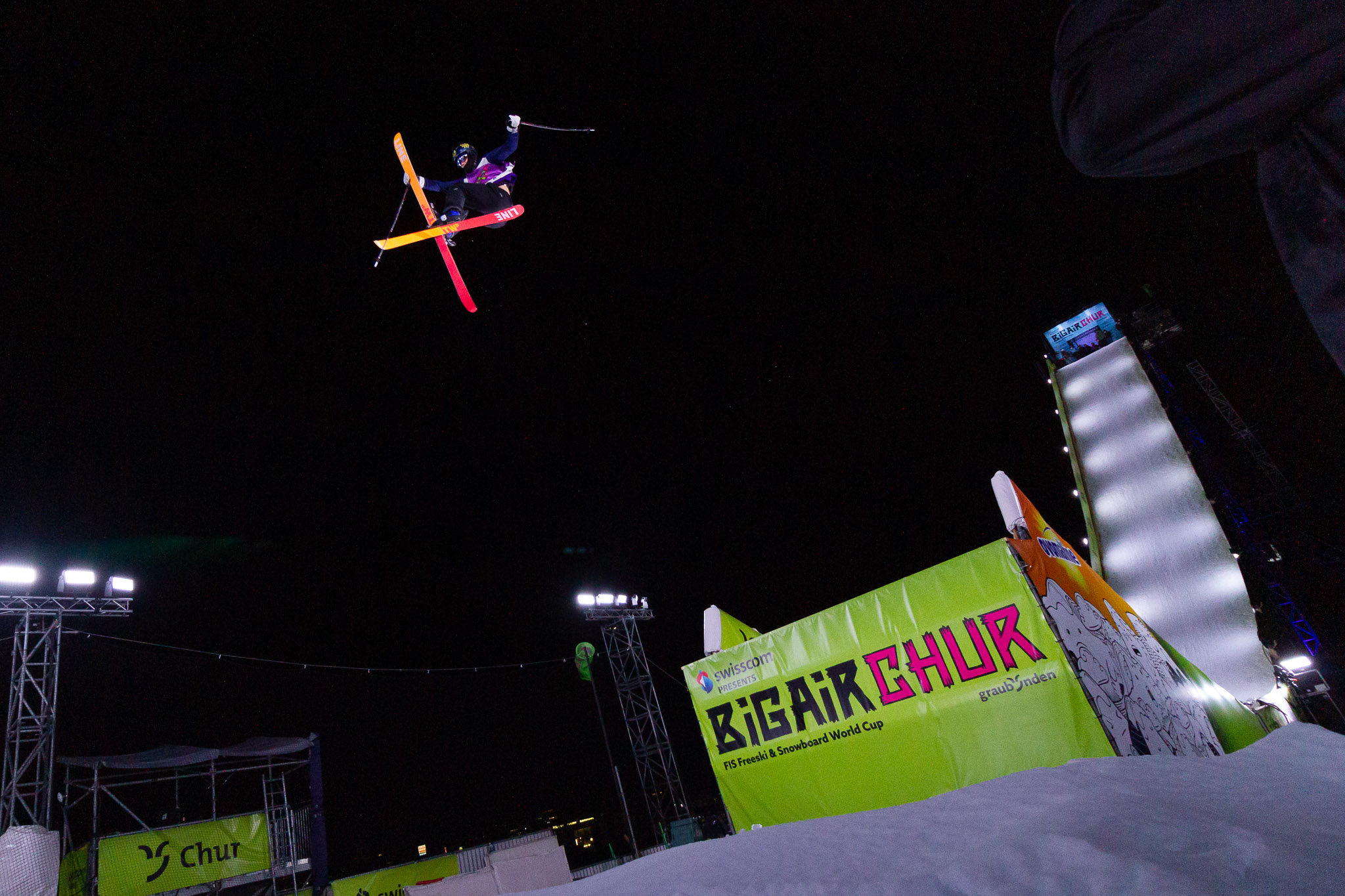 Kim Gubser at Big Air Chur