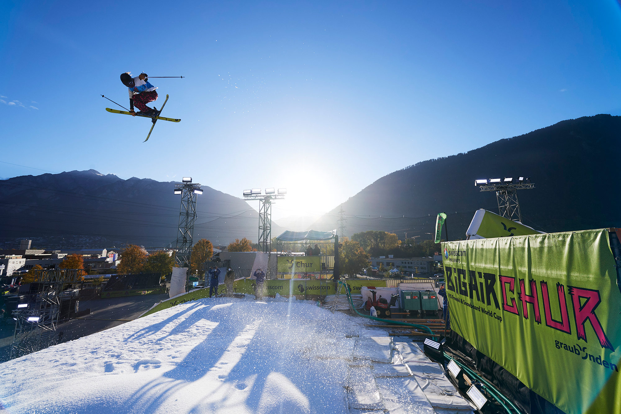 Elena Gaskell at Big Air Chur