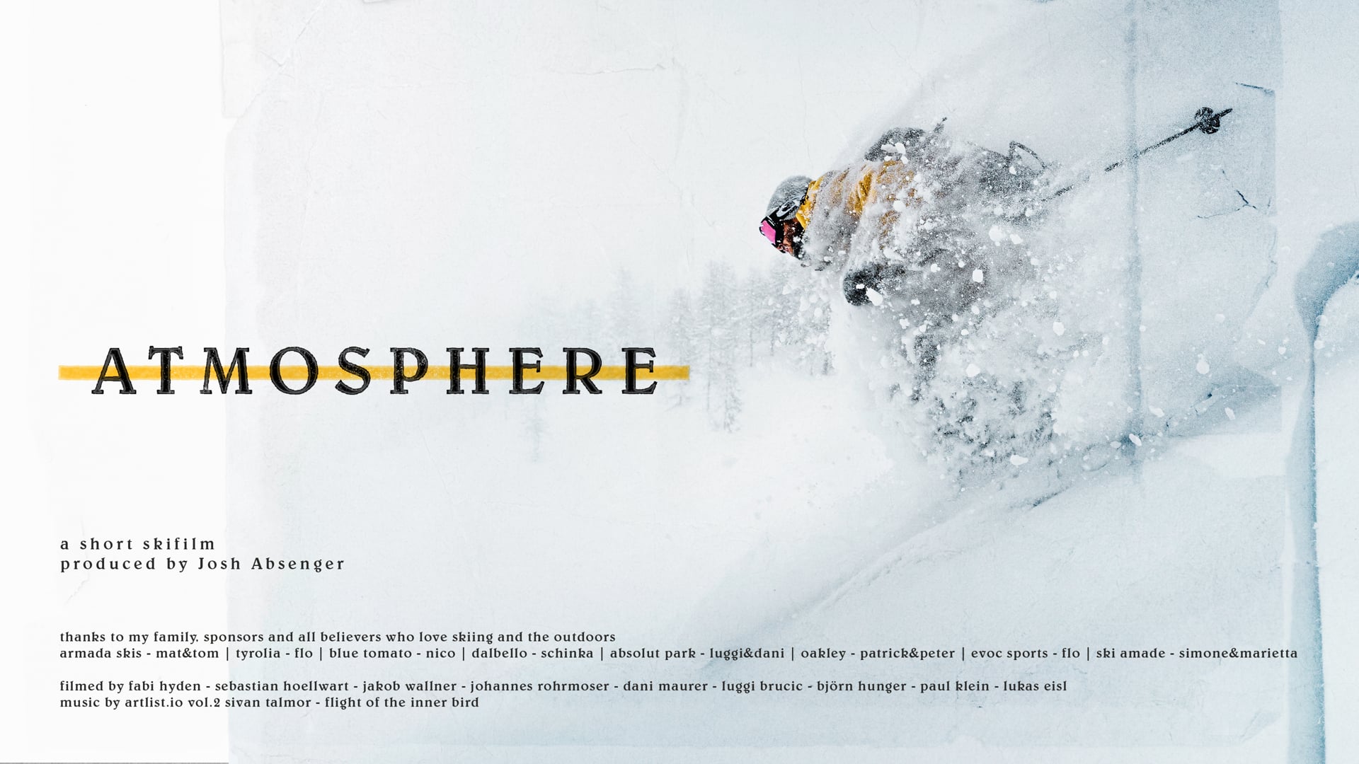 Josh Absenger Atmosphere Ski Film