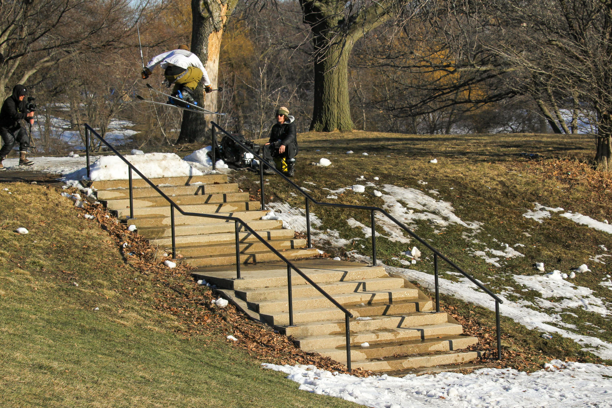 Calvin Barrett filming for the Strictly all-street movie 
