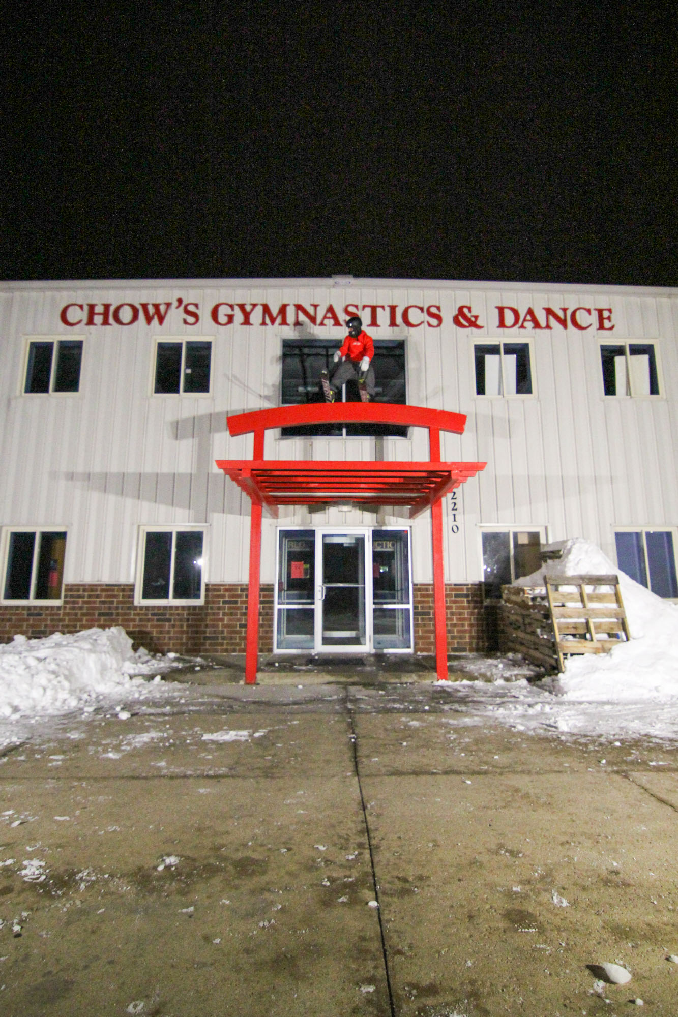 Sam Zahner filming for the Strictly all-street movie 