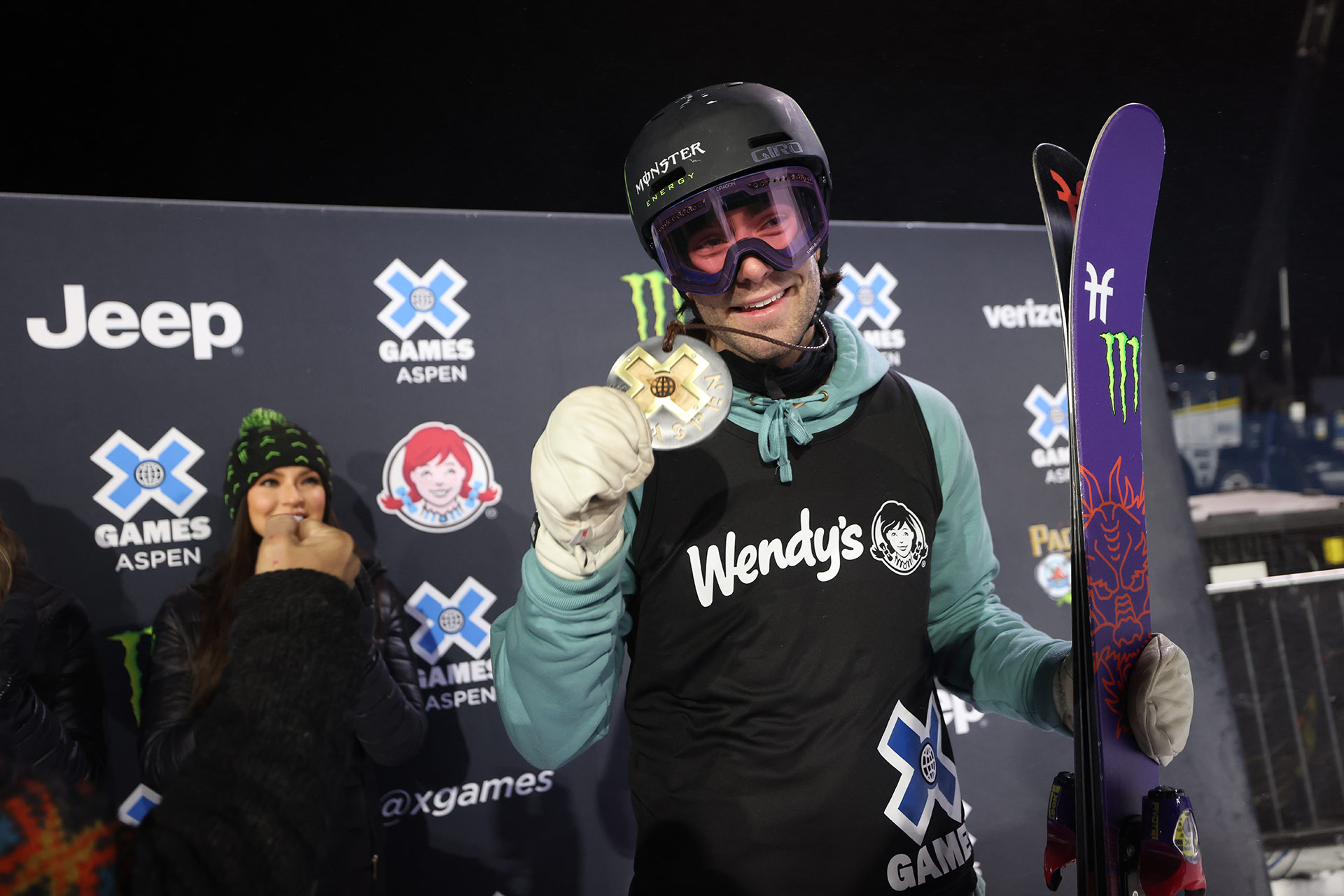 Alex Hall takes gold at the 2022 Winter X games Men's Ski Big Air