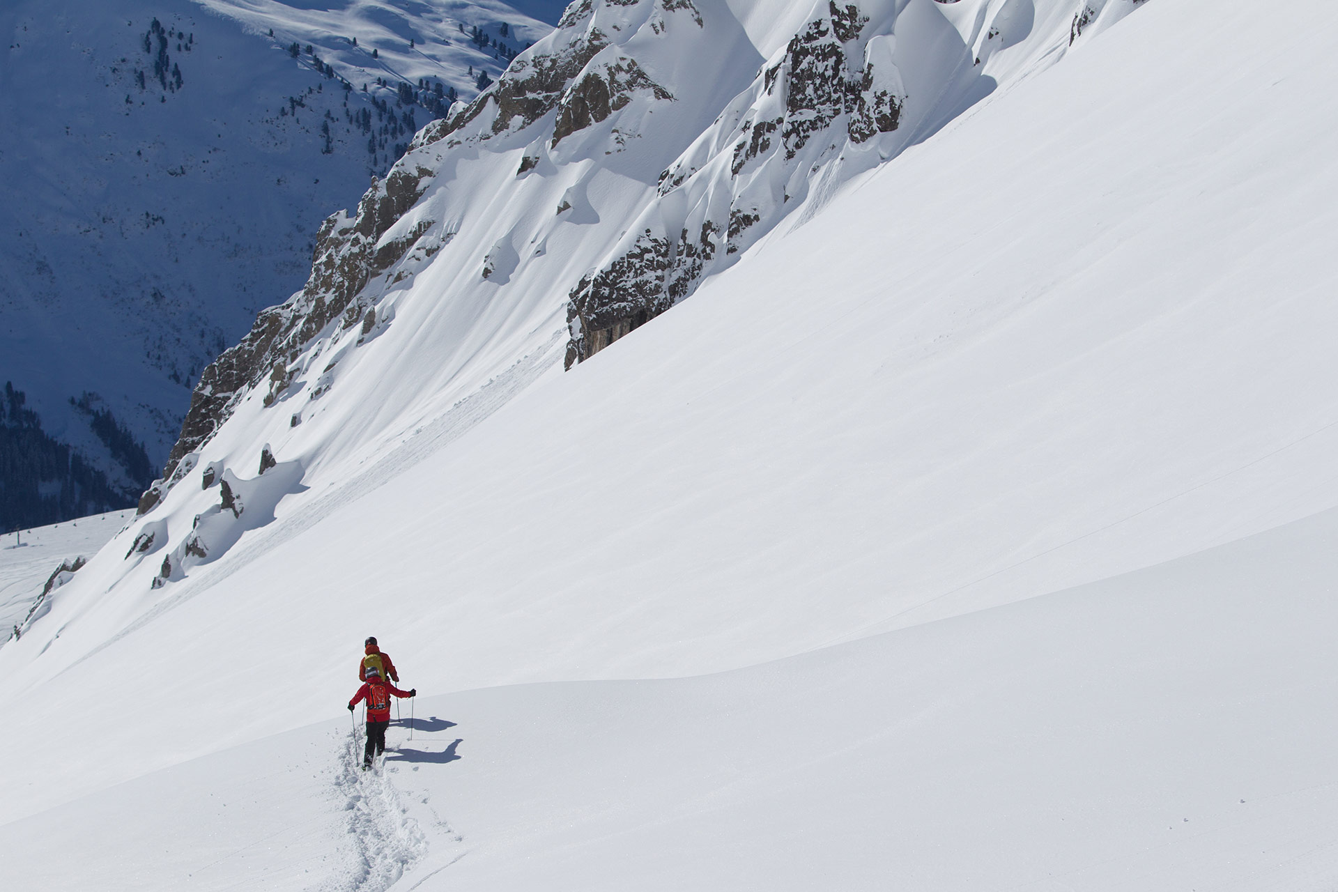 Freeriding at St. Anton am Arlberg