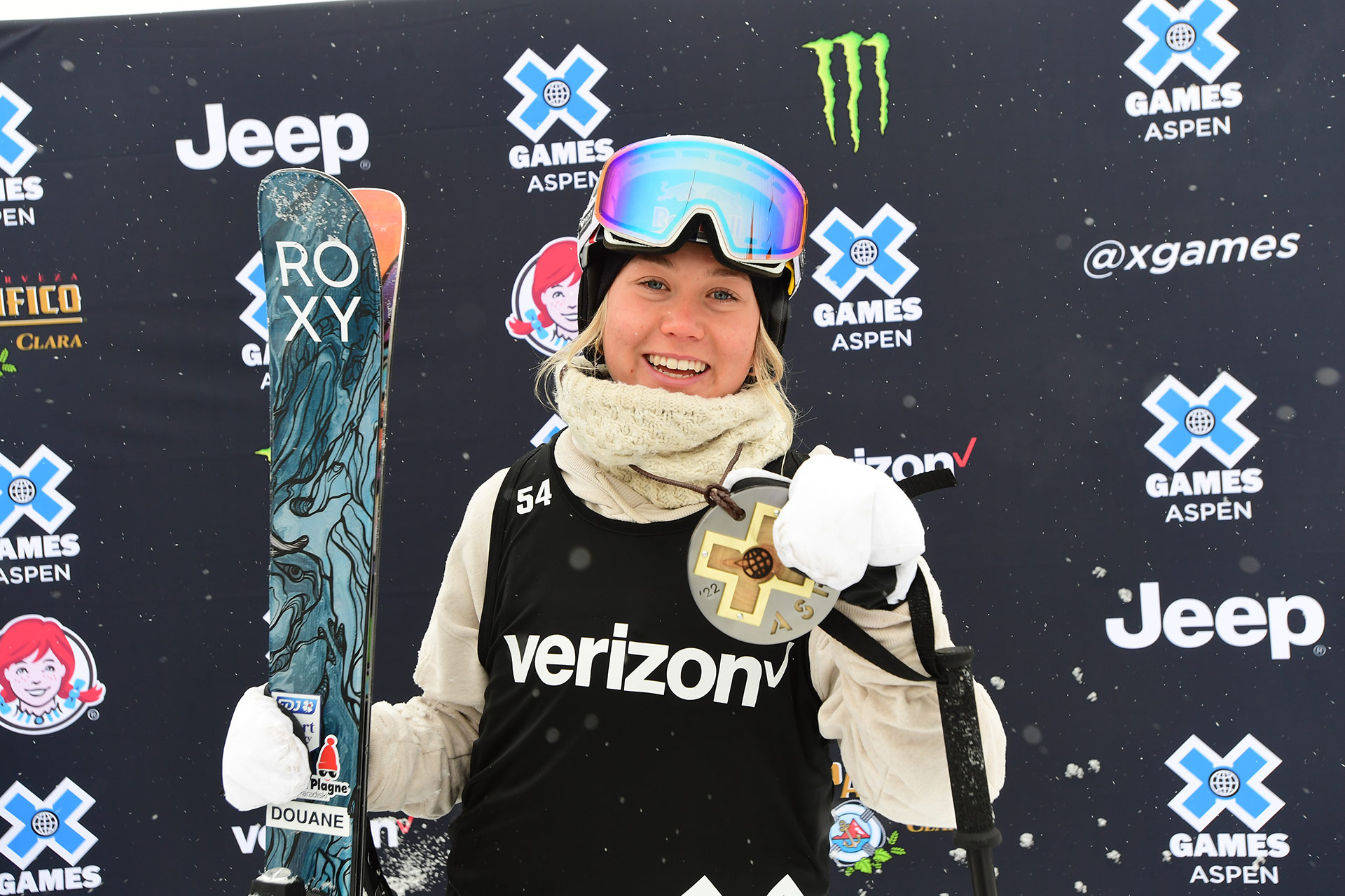 Tess Ledeux at the 2022 Winter X Games