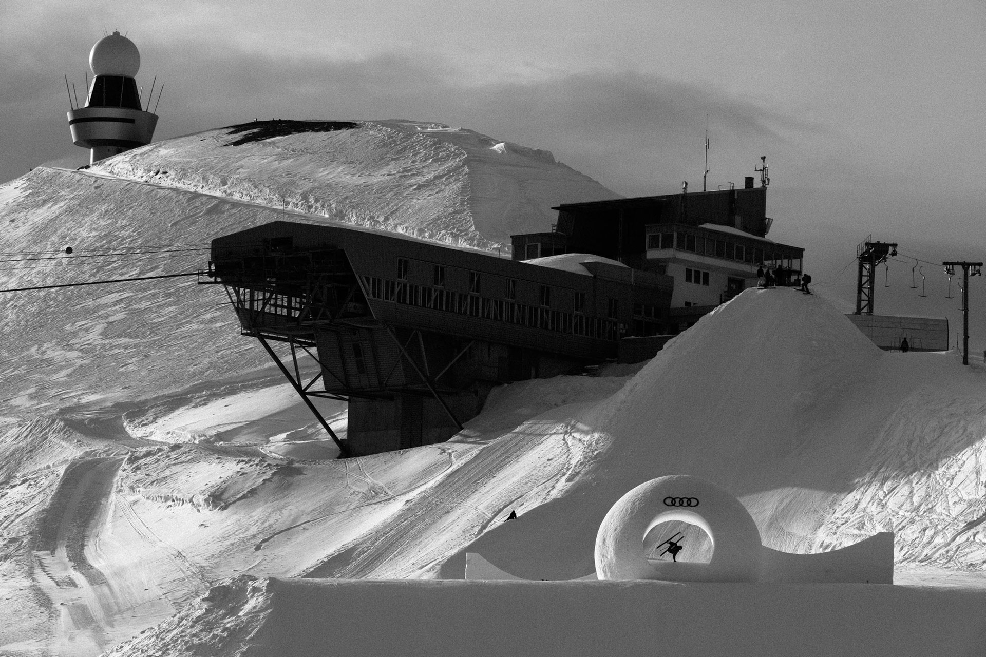 David Wise at The Nines in Crans Montana Switzerland