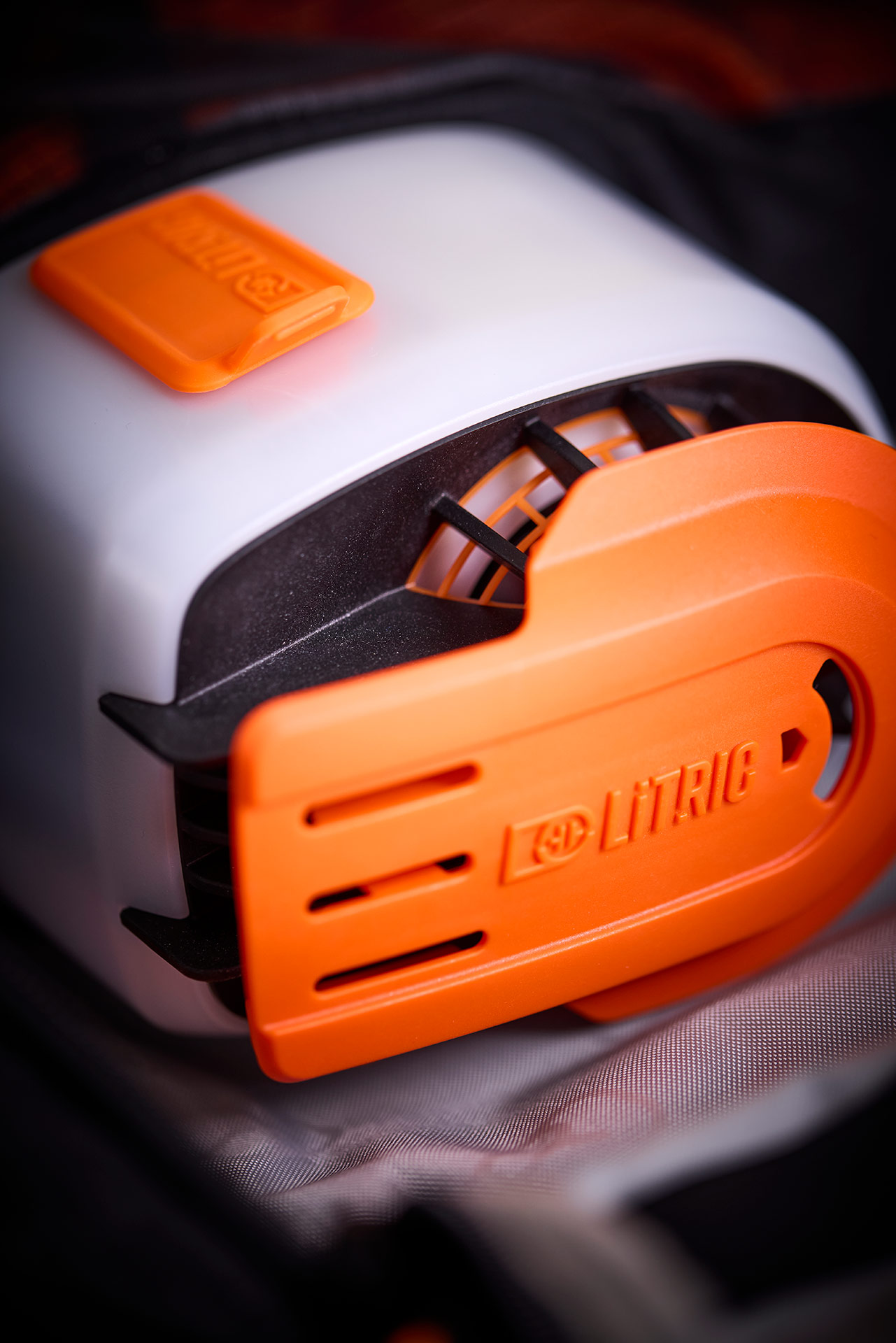 LiTRIC airbag system blower and battery element