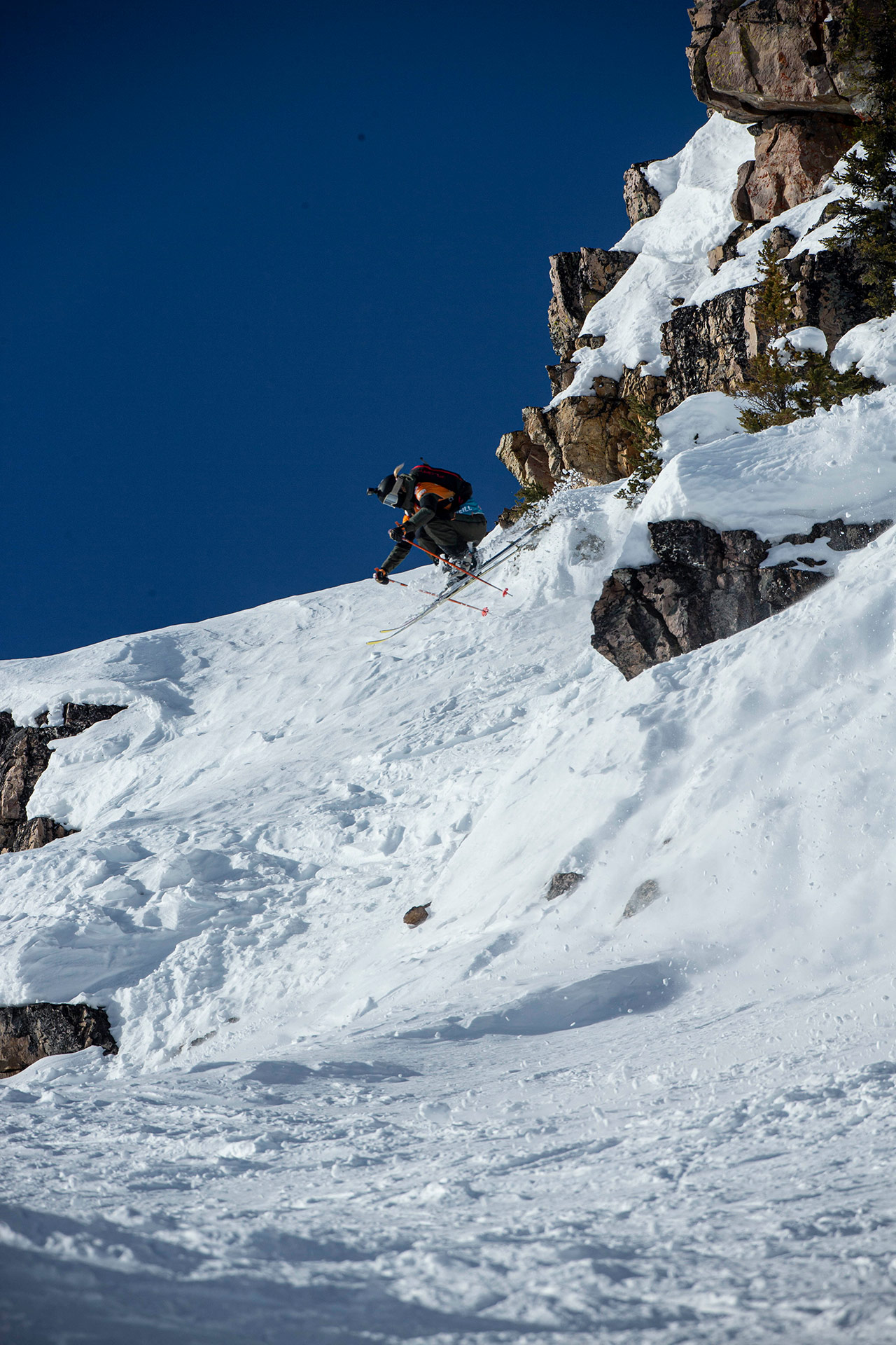 Olivia McNeill on the 2022 Freeride World Tour in Kicking Horse Mountain Resort, Canada