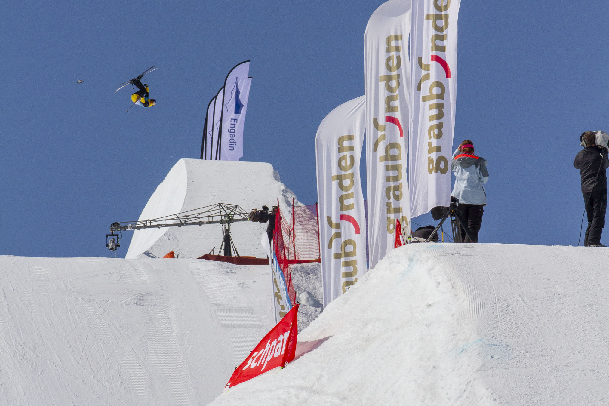 Fabian Bösch at the 2022 Freeski World Cup in Corvatsch, Switzerland
