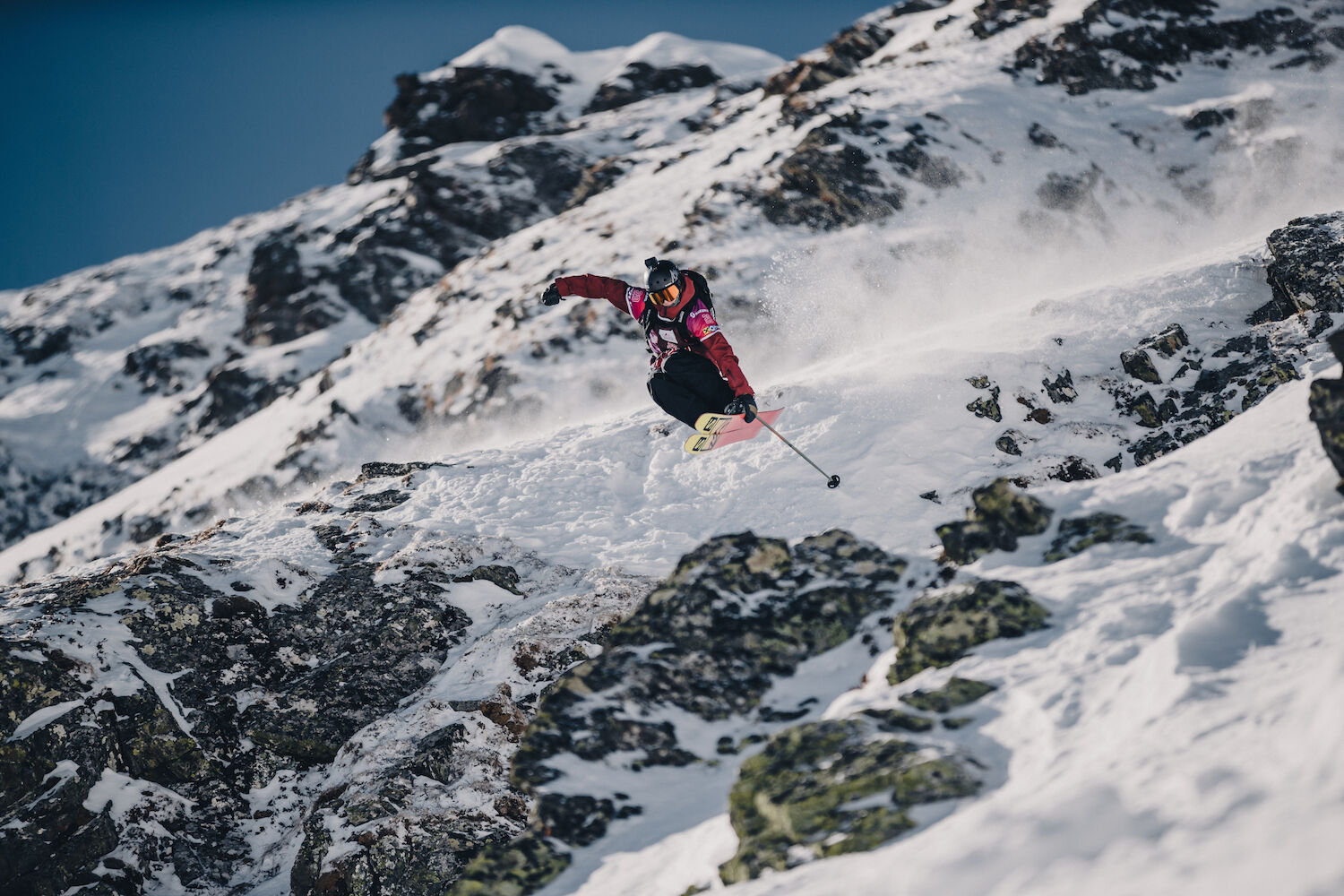 Nemo Plagne competes at the FWQ 4* in Silvretta Montafon