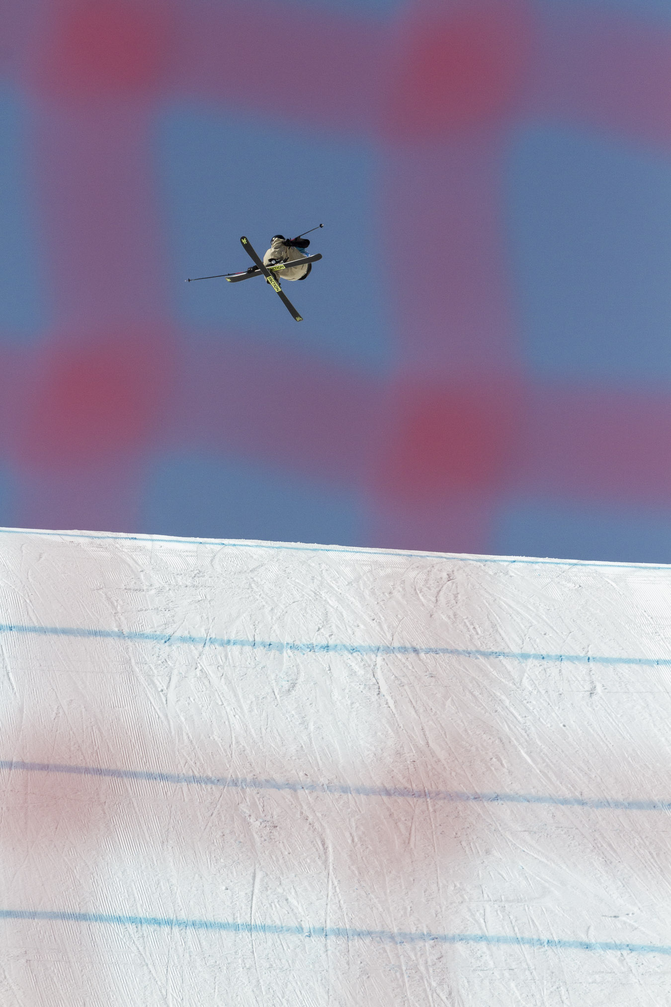 Tormod Frostad at the 2022 Freeski World Cup slopestyle in Corvatsch, Silvaplana, Switzerland