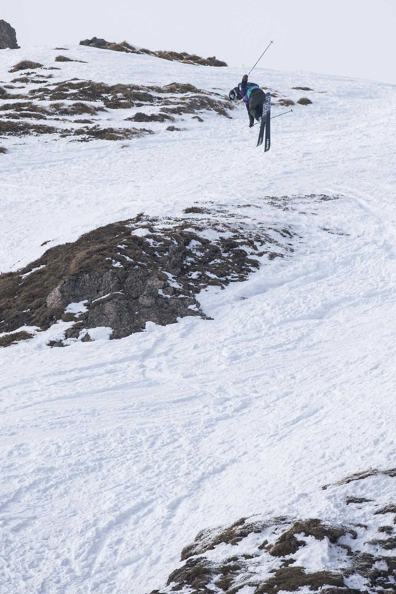 Carl Regner Eriksson at the 2022 Freeride World Tour stop in Fieberbrunn, Austria