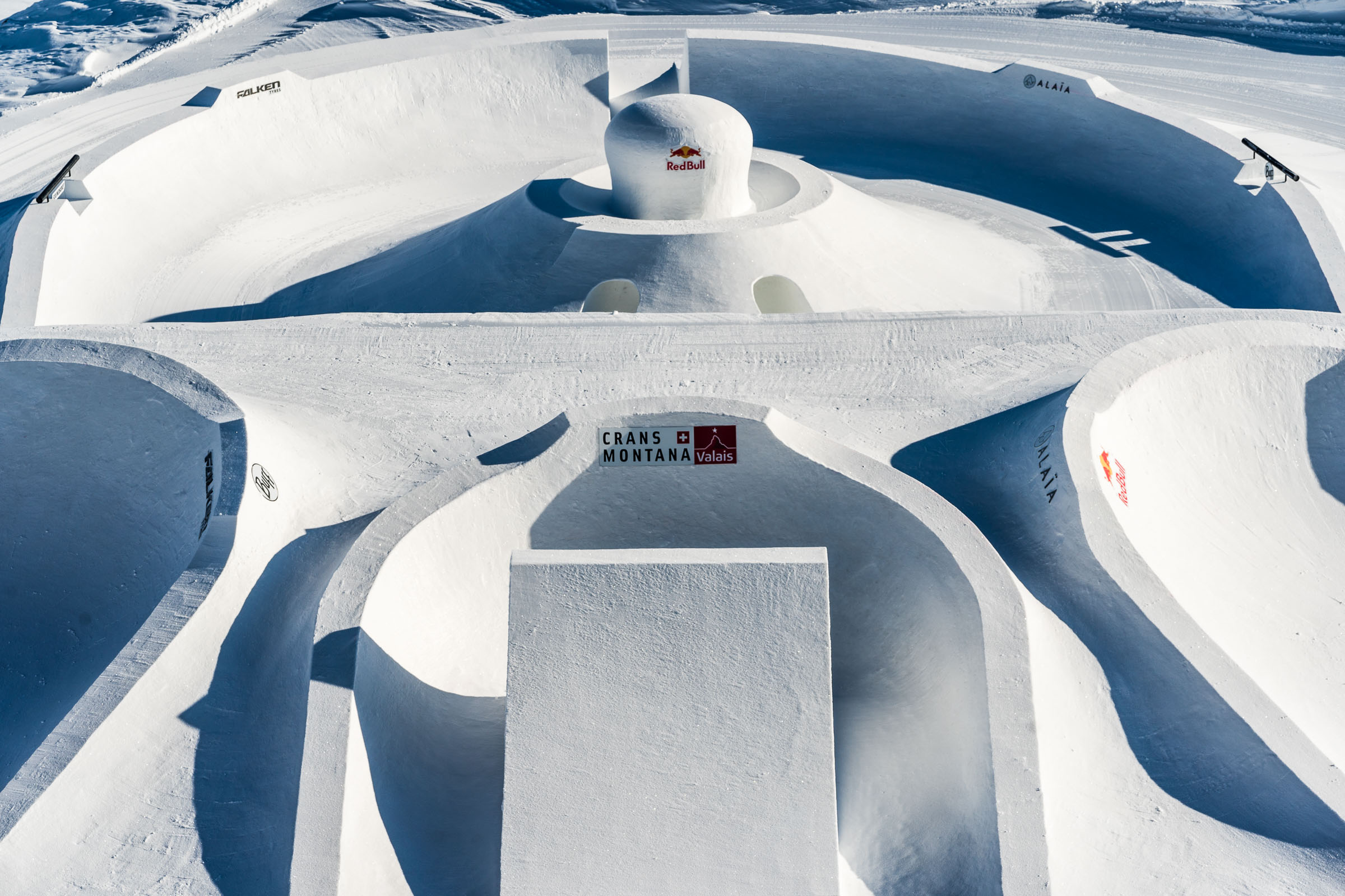 The Nines 2022 snowpark