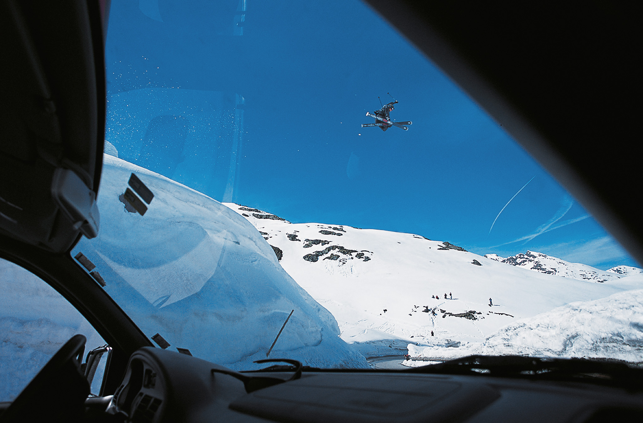 Thomas Hlawitschka hits the Kaunertal road gap, 2004