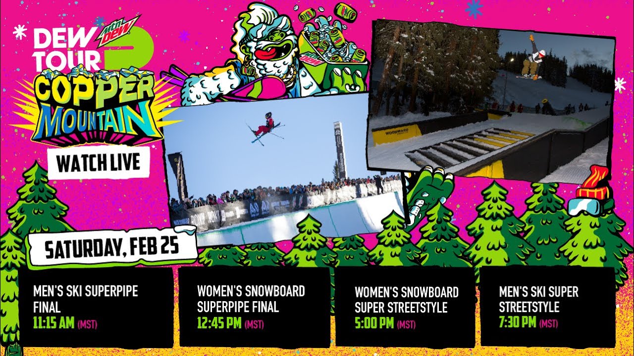 Watch Dew Tour 2023 Ski Superpipe LIVE Downdays