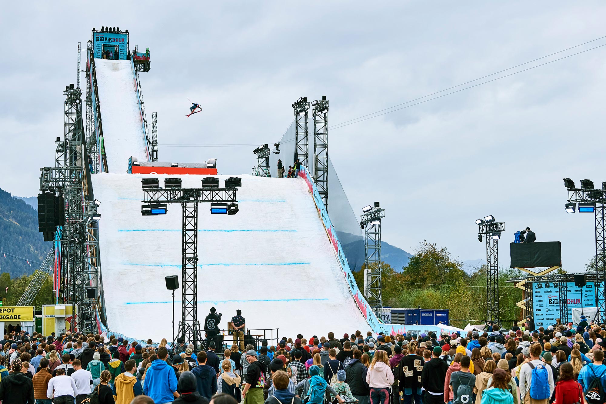 Alia Delia Eichinger competes at Big Air Chur 2022