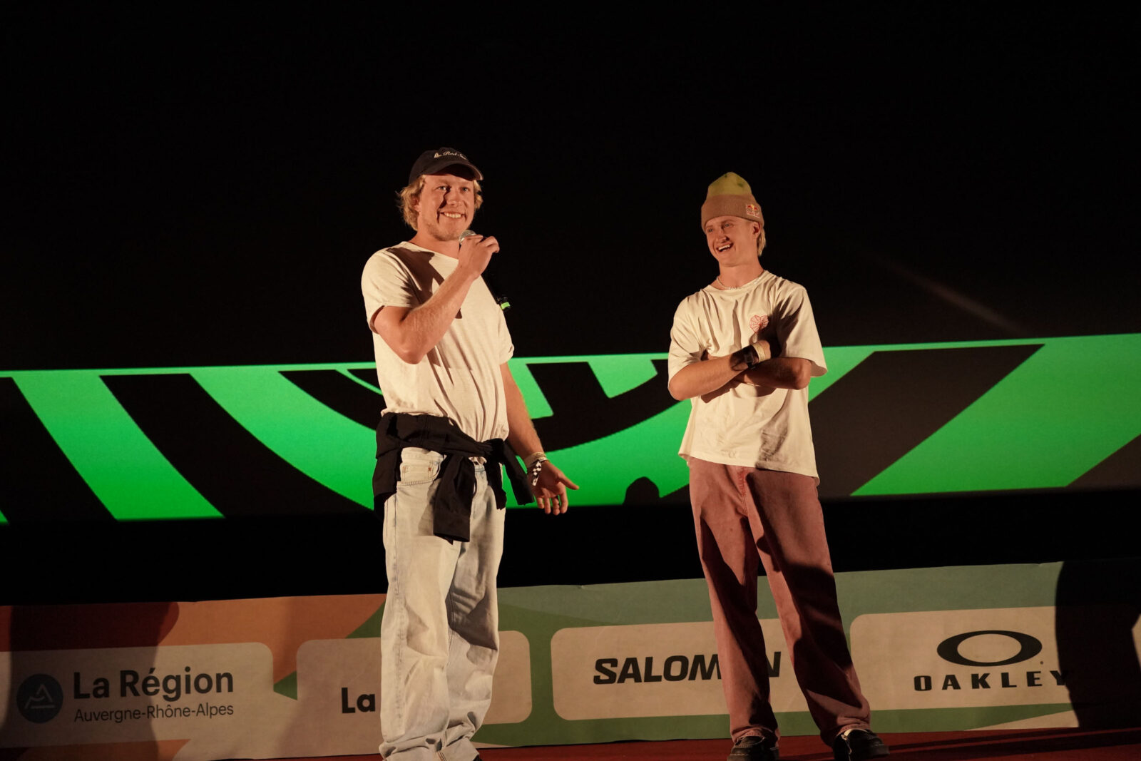 Baptiste Sjöstrom and Max Palm at the 2023 High Five Festival