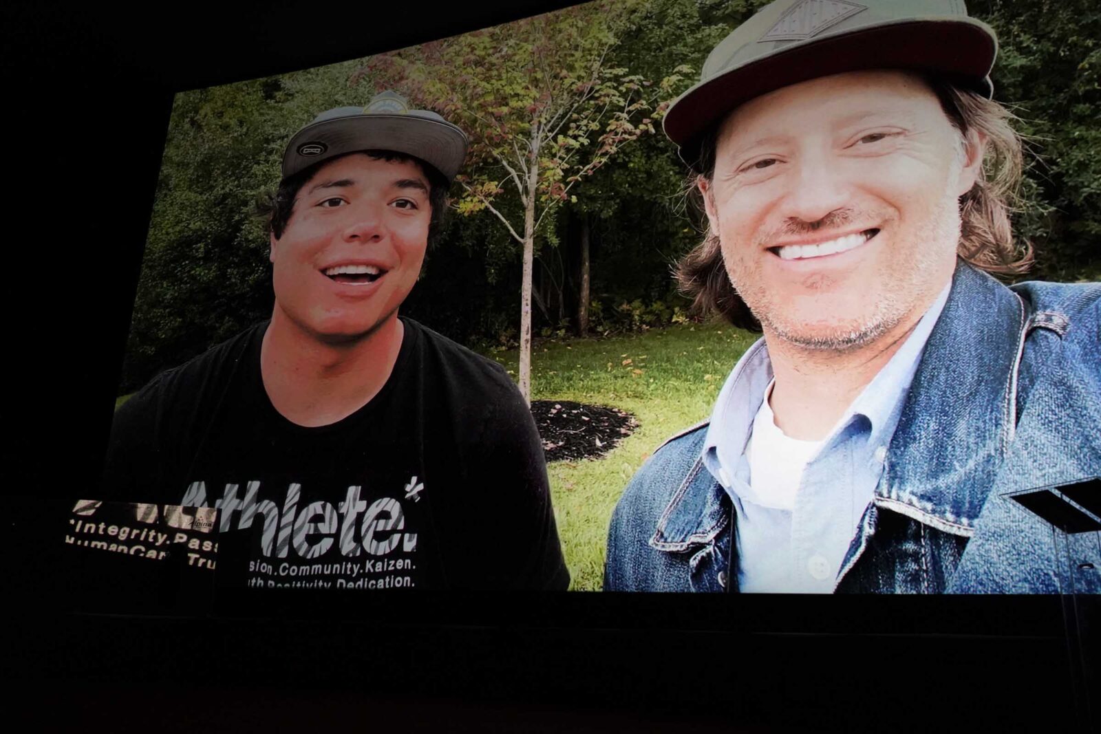 Josh Berman and Trevor Kennison at the 2023 High Five awards