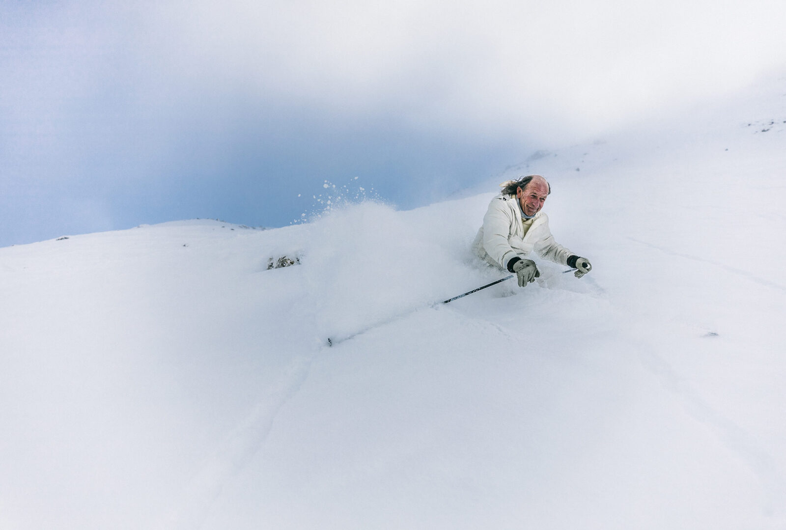 Engelberg legend Snowflake skis powder.