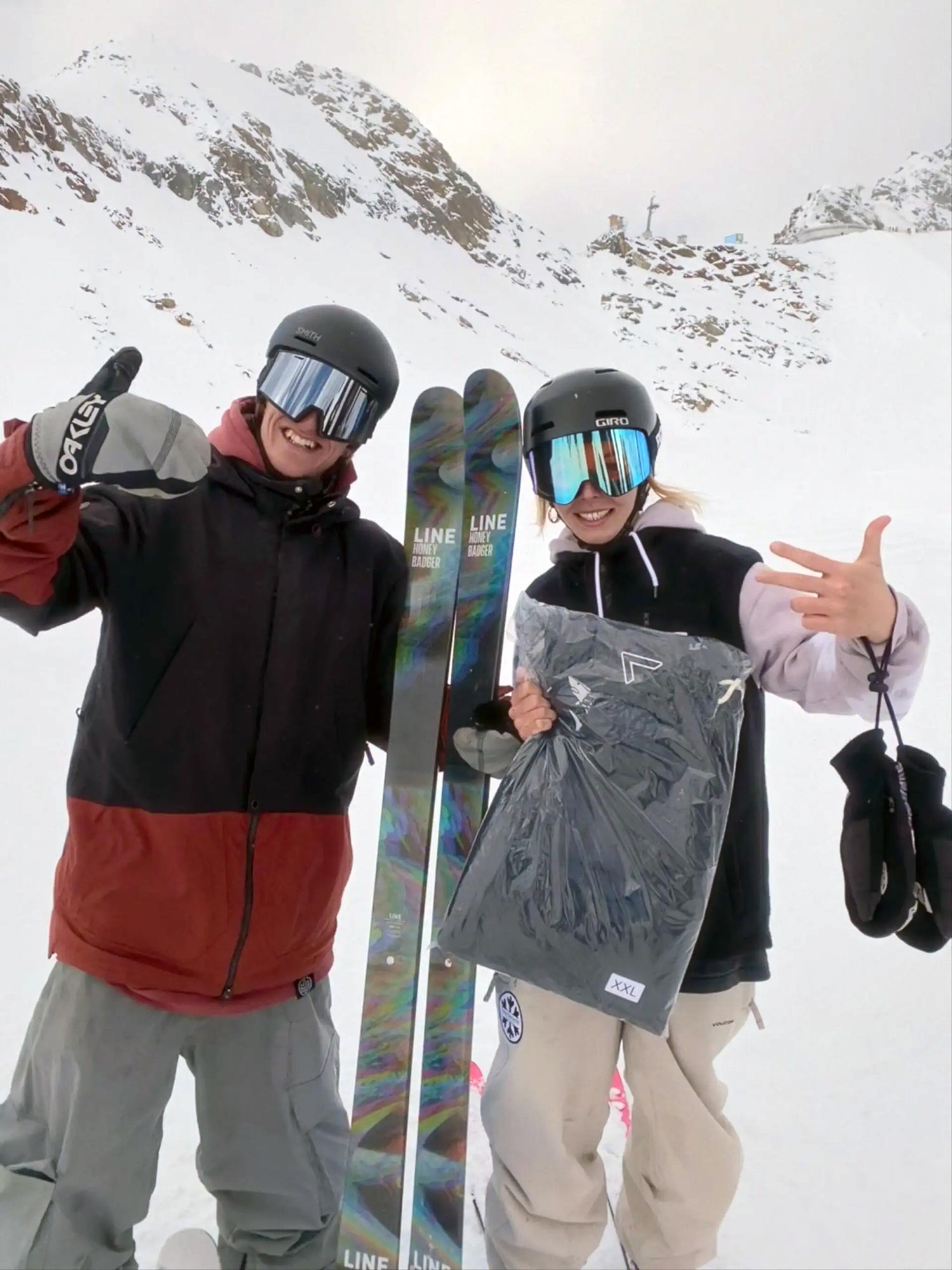 Noah Strack and Hannah Langes