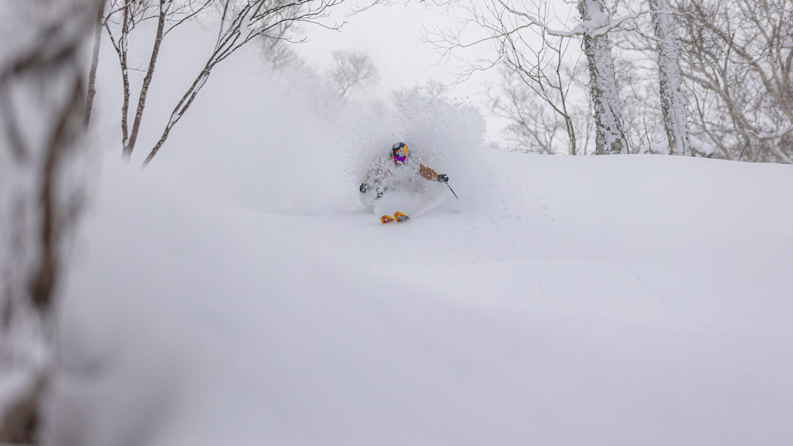 Arianna Tricomi skis powder in Japan for Matchstick Productions' The Land of Giants