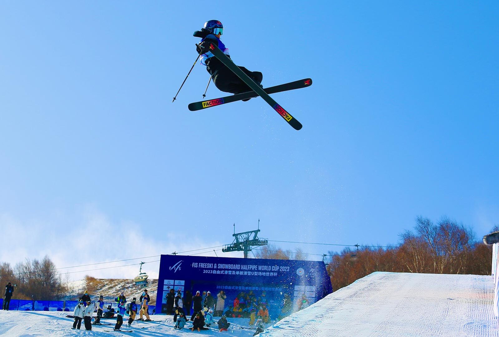 Eileen Gu at the 2023 Secret Garden World Cup Halfpipe