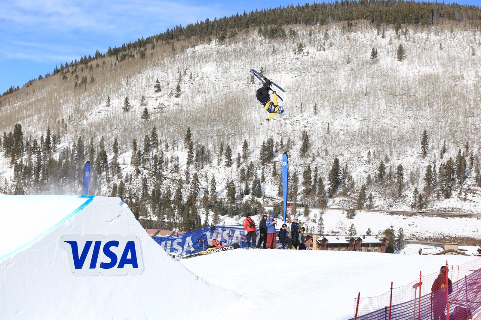 Matej Svancer's tokyo drift cork 180 pretzel at the 2023 World Cup Big Air in Copper Mountain, Colorado