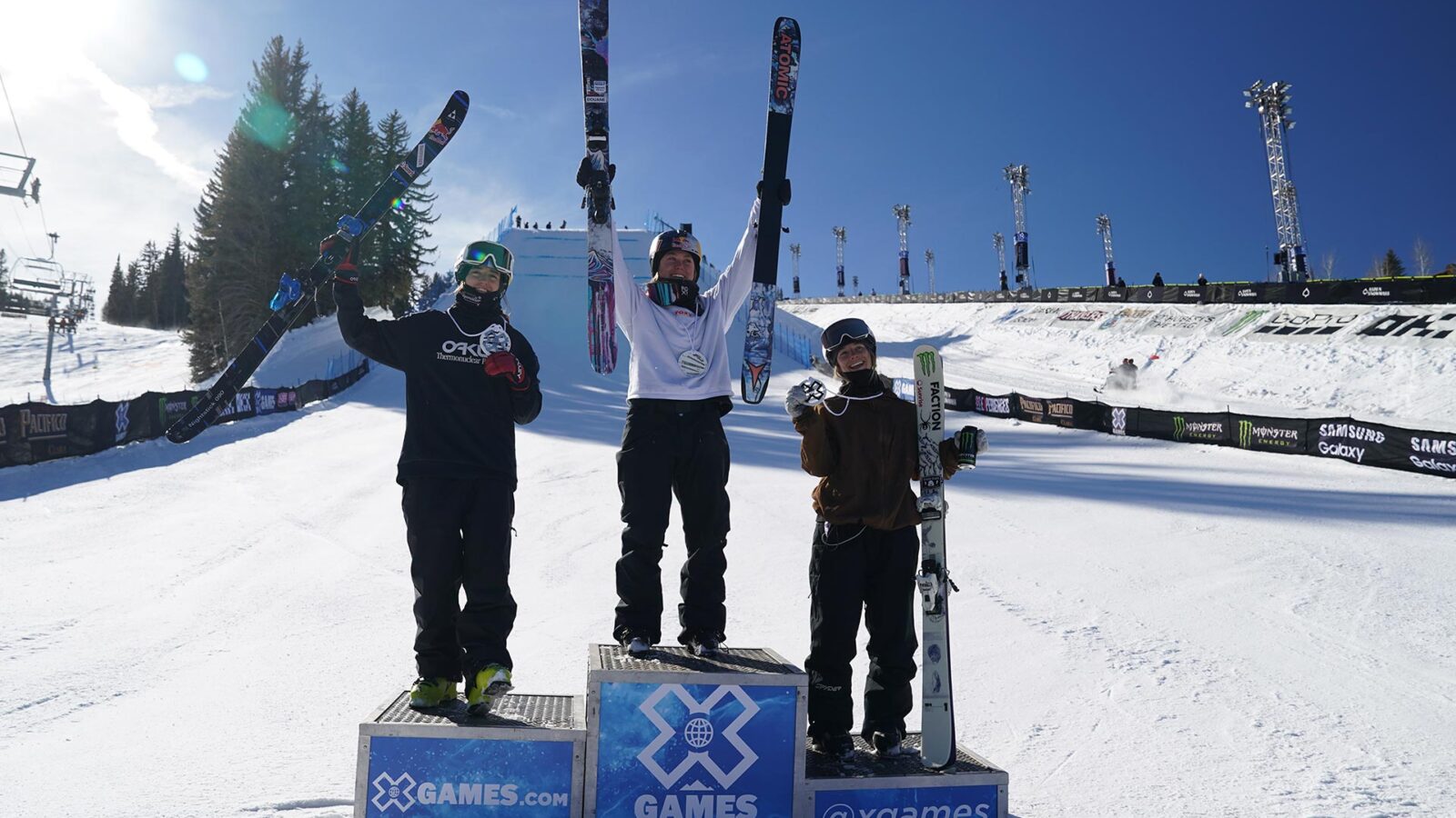 2024 x games womens ski slopestyle podium