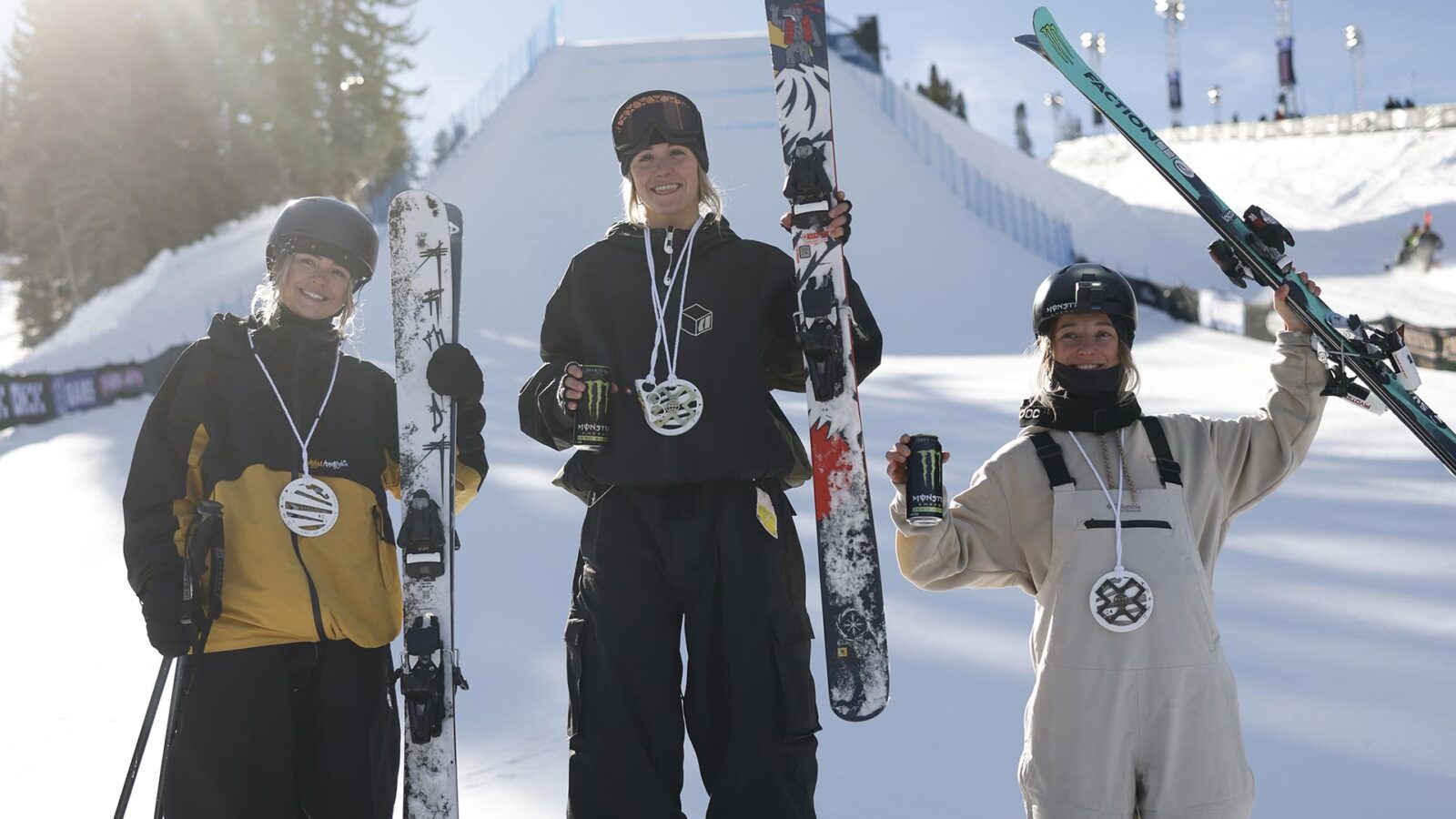 womens ski knuckle huck podium x games 2024