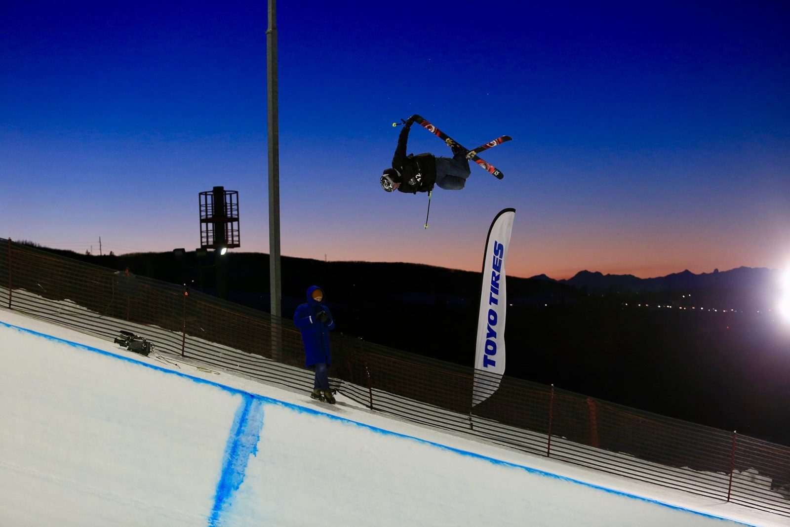 Nick Goepper Calgary World Cup halfpipe