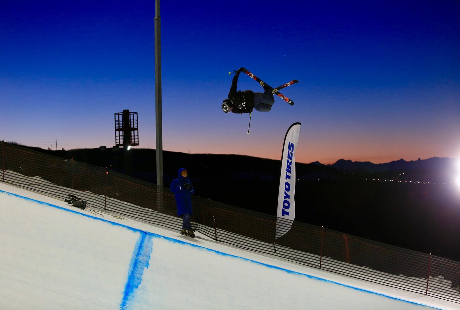 Nick Goepper Calgary World Cup halfpipe