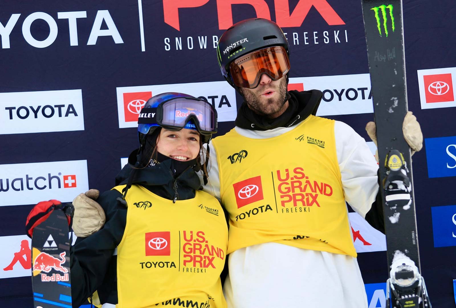 Mathilde Gremaud and Alex Hall win the 2024 Mammoth Grand Prix slopestyle