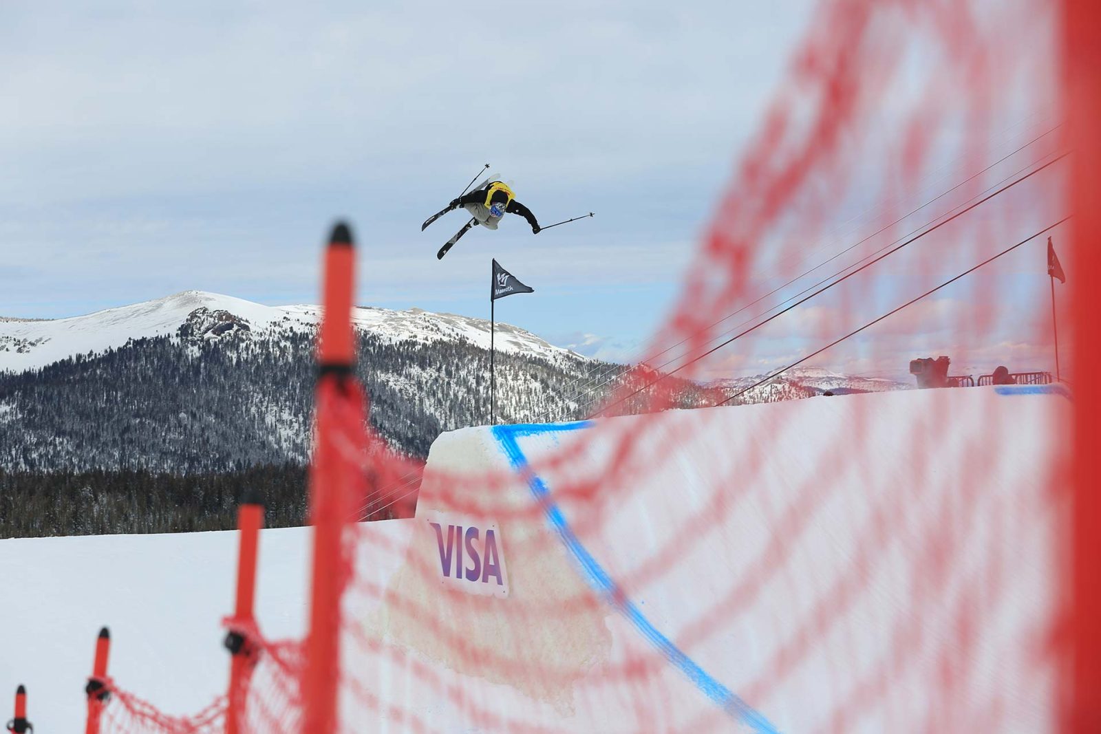 Mathilde Gremaud at the 2024 Mammoth U.S. Grand Prix slopestyle event