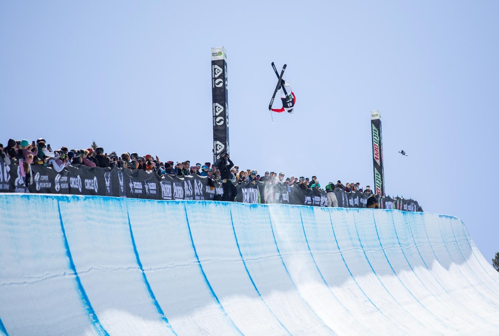 Alex Ferreira at the 2024 Dew Tour halfpipe