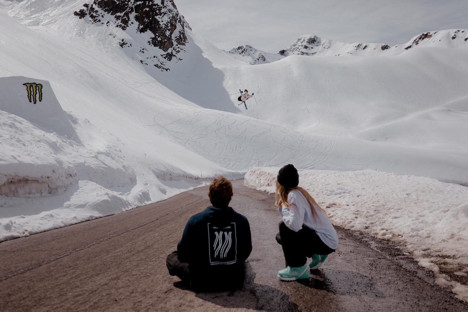 Ryan Stevenson at the 2023 Gaptastic Voyage at the Kaunertal road gap