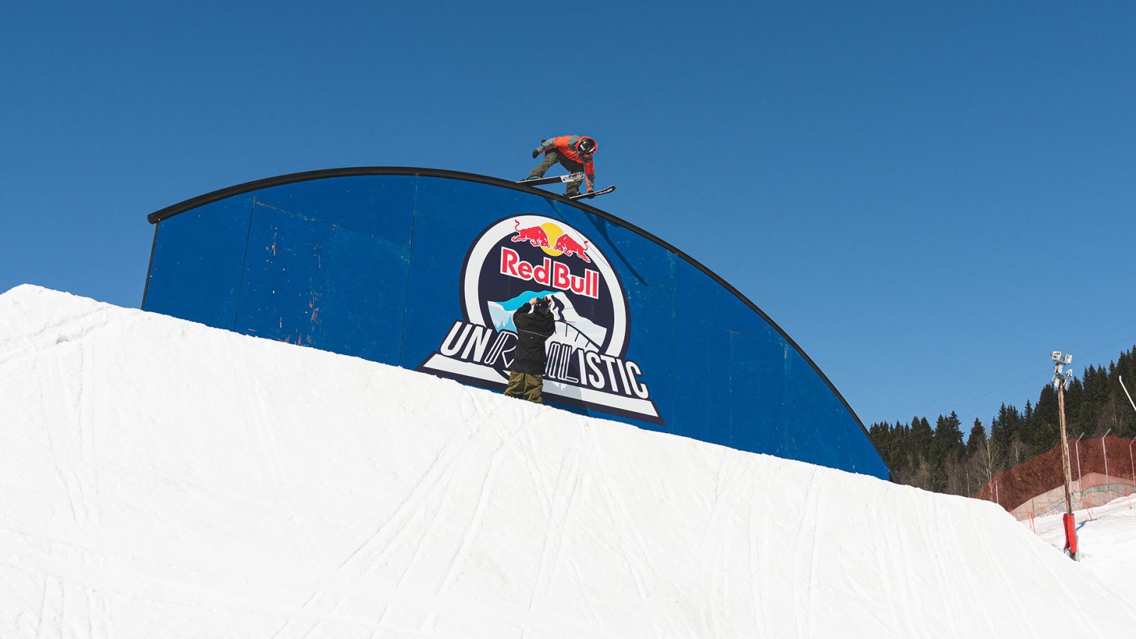 Emil Granbom at Unrailistic in Åre, Sweden on April 22, 2024