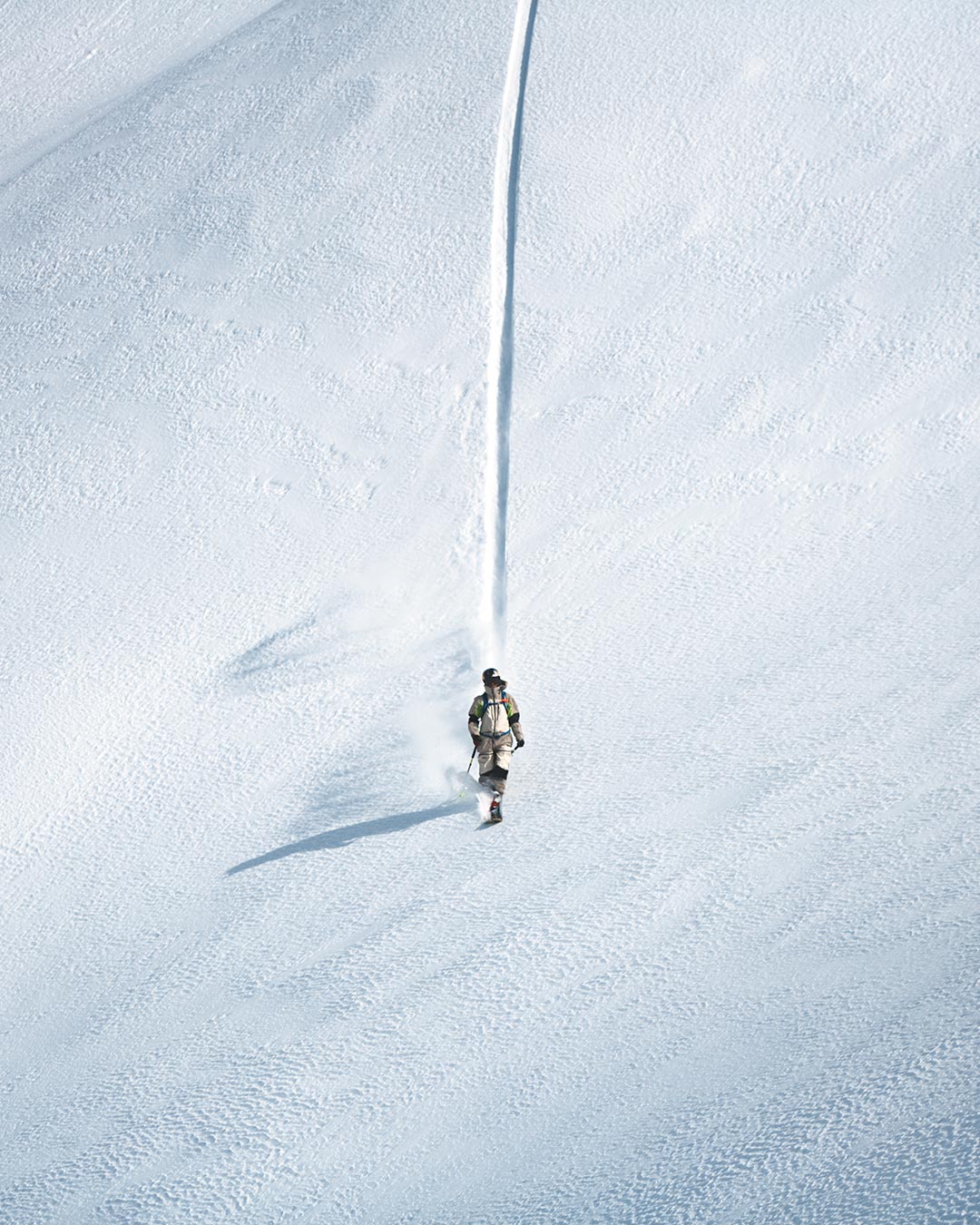 Max Palm wearing the Vertical Gore-Tex Pro kit.