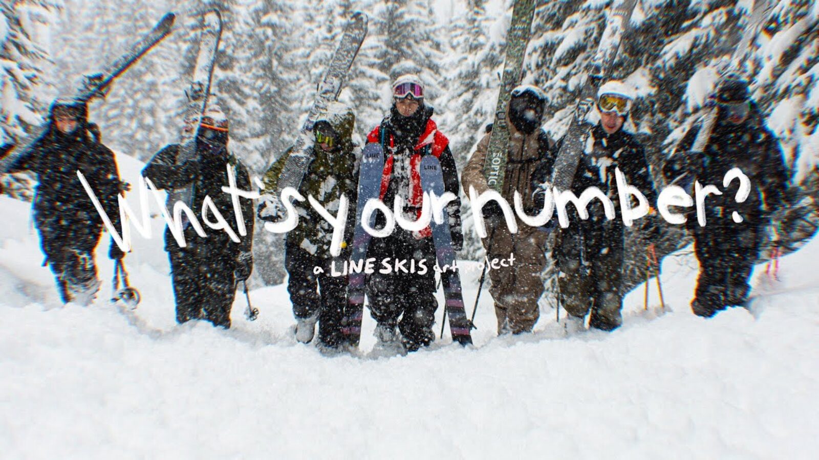 Line Skis Wha's Your Number? Sled Skiing Video