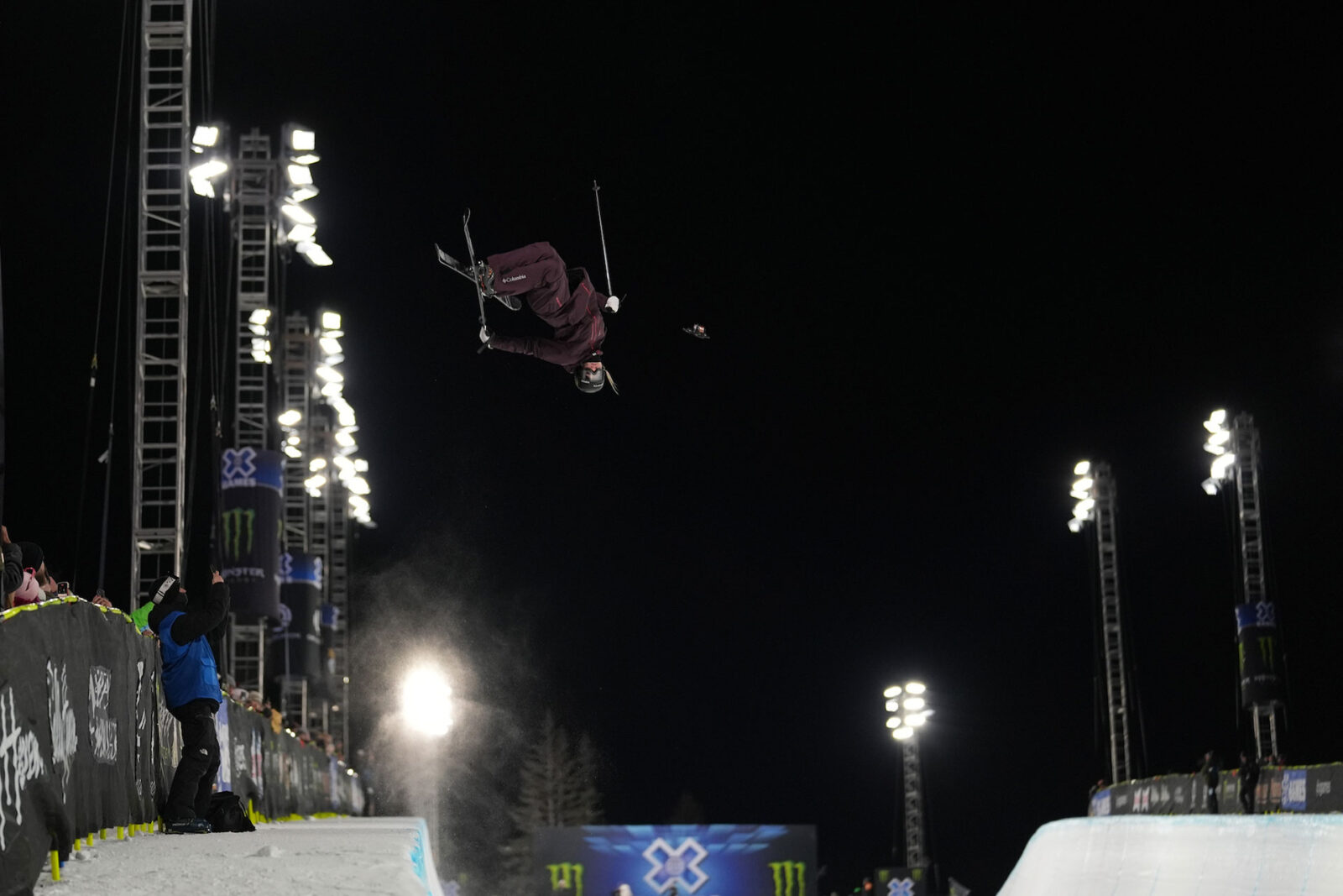Cassie Sharpe ski halfpipe 2025 x games
