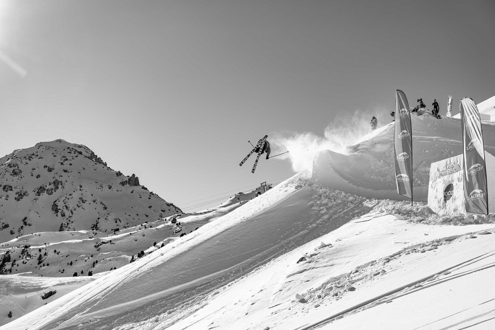 Máe Biedermann at the 2025 Nendaz Backcountry Invitational